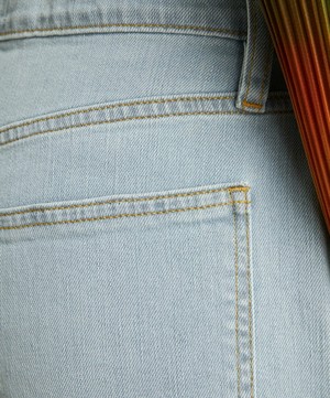 Frame - Cropped Le Jane Straight Leg Jeans image number 4