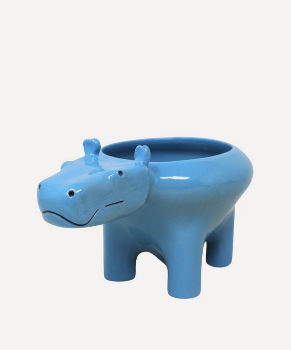 Freaklab - Ceramic Hippopotamus Bowl image number null