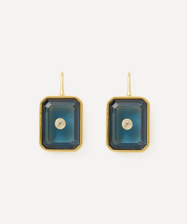 Lizzie Fortunato - Gold-Plated Tile Drop Earrings image number null