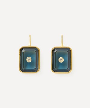 Lizzie Fortunato - Gold-Plated Tile Drop Earrings image number 0