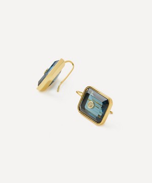 Lizzie Fortunato - Gold-Plated Tile Drop Earrings image number 1
