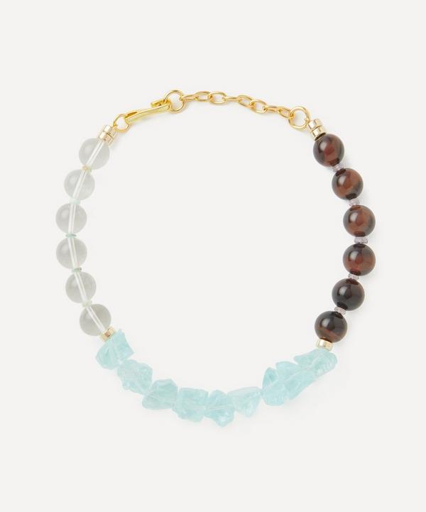 Lizzie Fortunato - Gold-Plated Glacier Bay Bead Necklace
