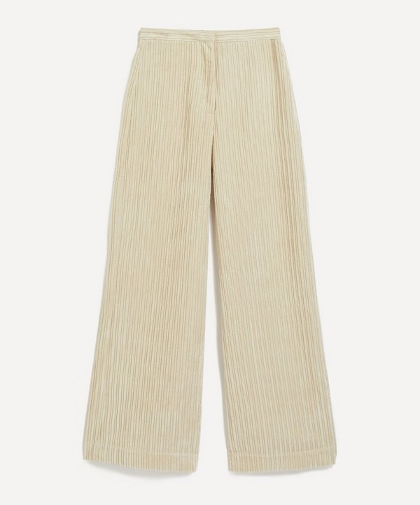 Sessùn - Cap East Ribbed Corduroy Flared Trousers image number null