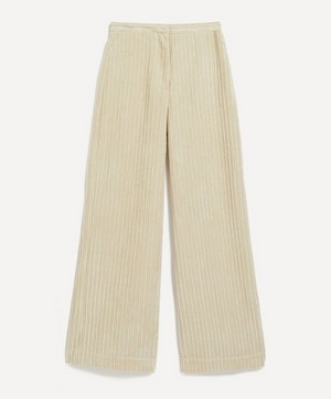 Sessùn - Cap East Ribbed Corduroy Flared Trousers image number 0