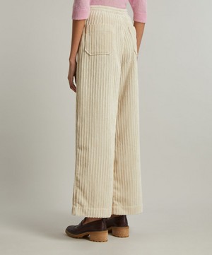 Sessùn - Cap East Ribbed Corduroy Flared Trousers image number 3