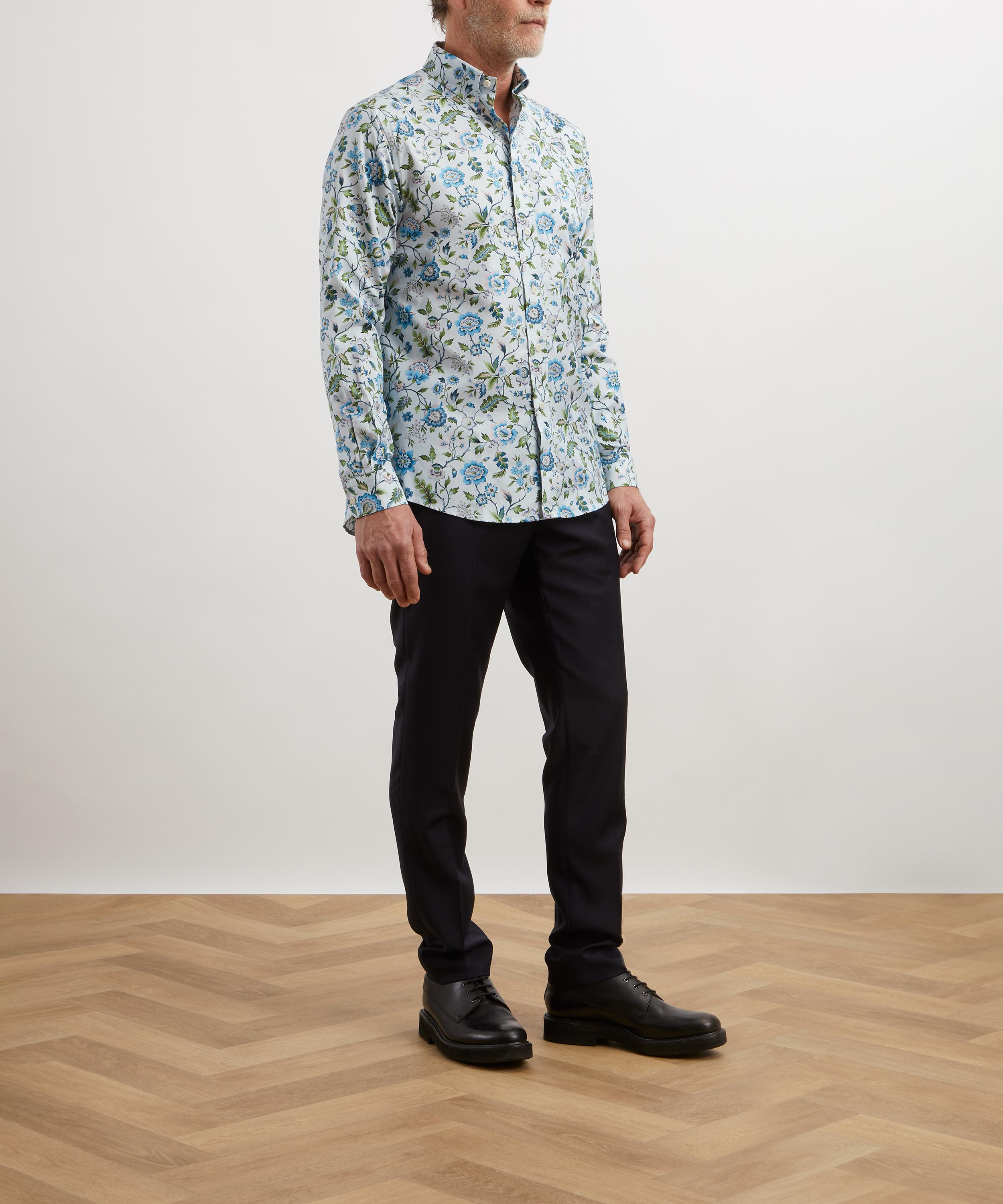 Liberty - Alex Cotton Twill Shirt in Eva Belle image number 1