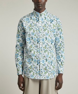 Liberty - Alex Cotton Twill Shirt in Eva Belle image number 2