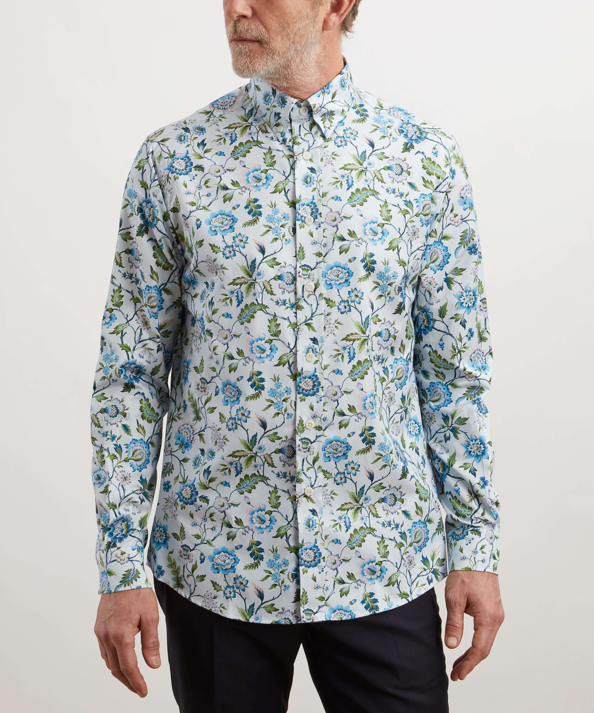 Liberty - Alex Cotton Twill Shirt in Eva Belle image number 2