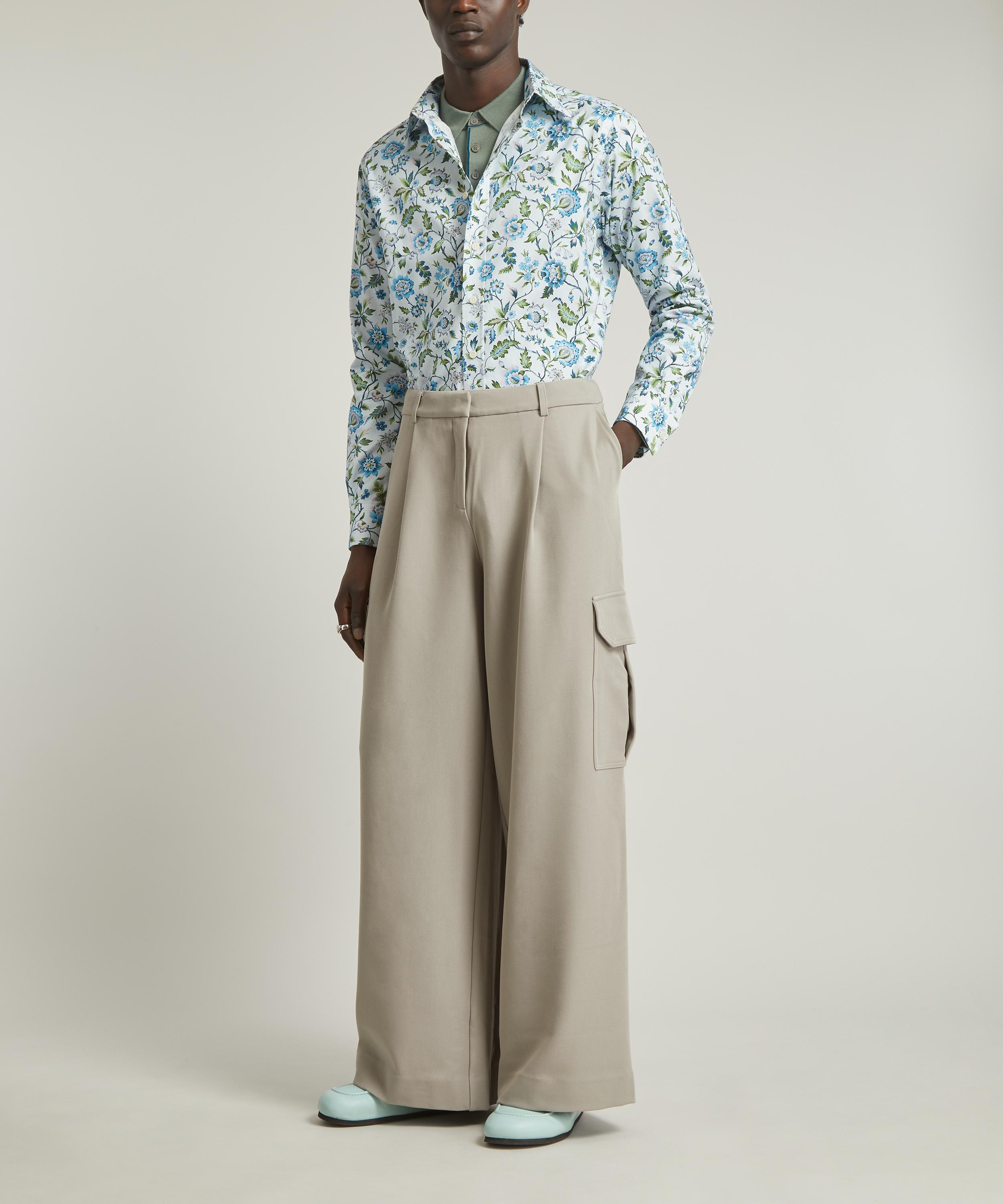 Liberty - Alex Cotton Twill Shirt in Eva Belle image number 5