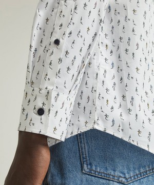 Liberty - Alex Stowe Cotton Twill Shirt in Pedestrians image number 4