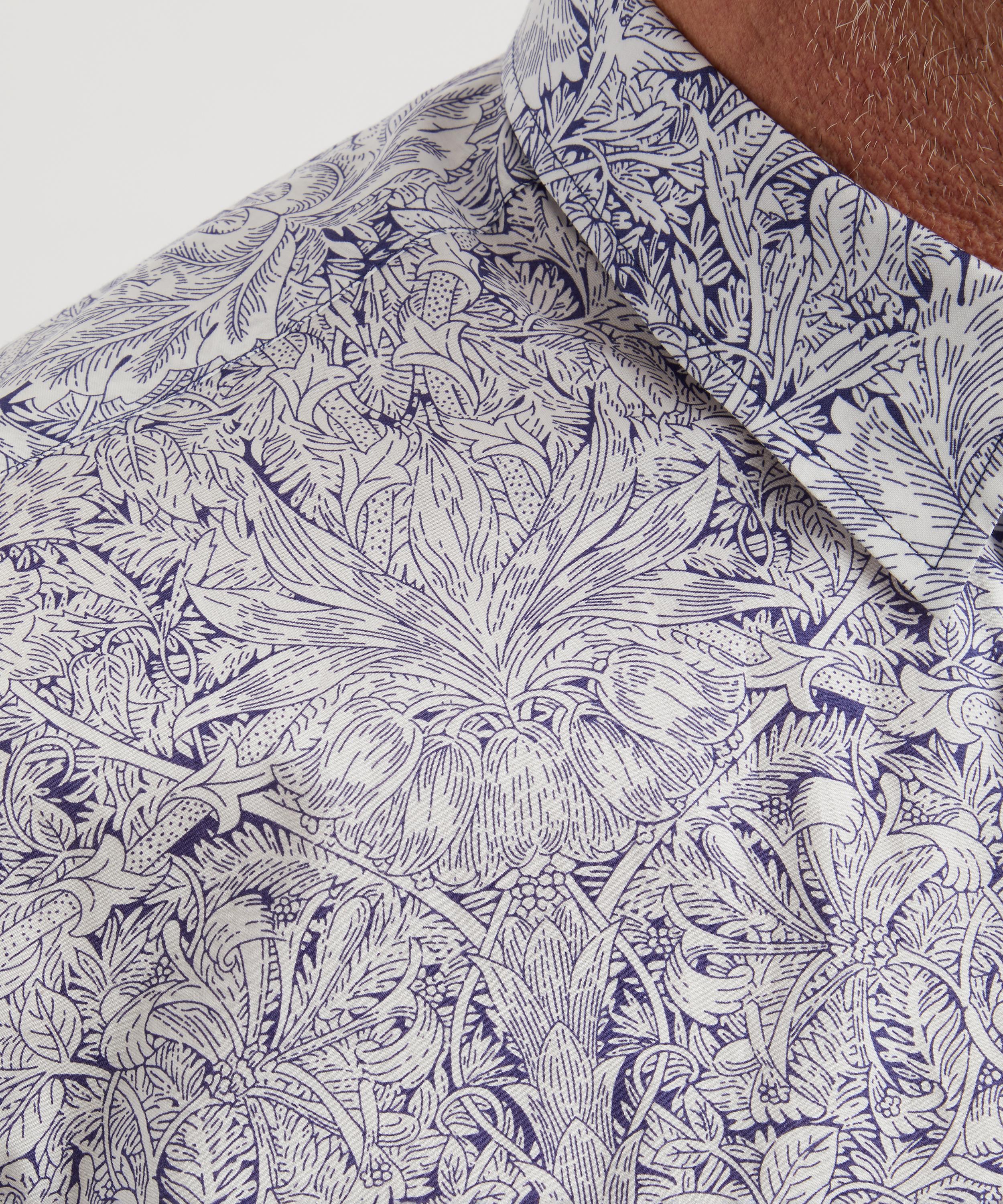 Liberty - Indigo Morris Lasenby Tana Lawn™ Cotton Casual Classic Shirt image number 4