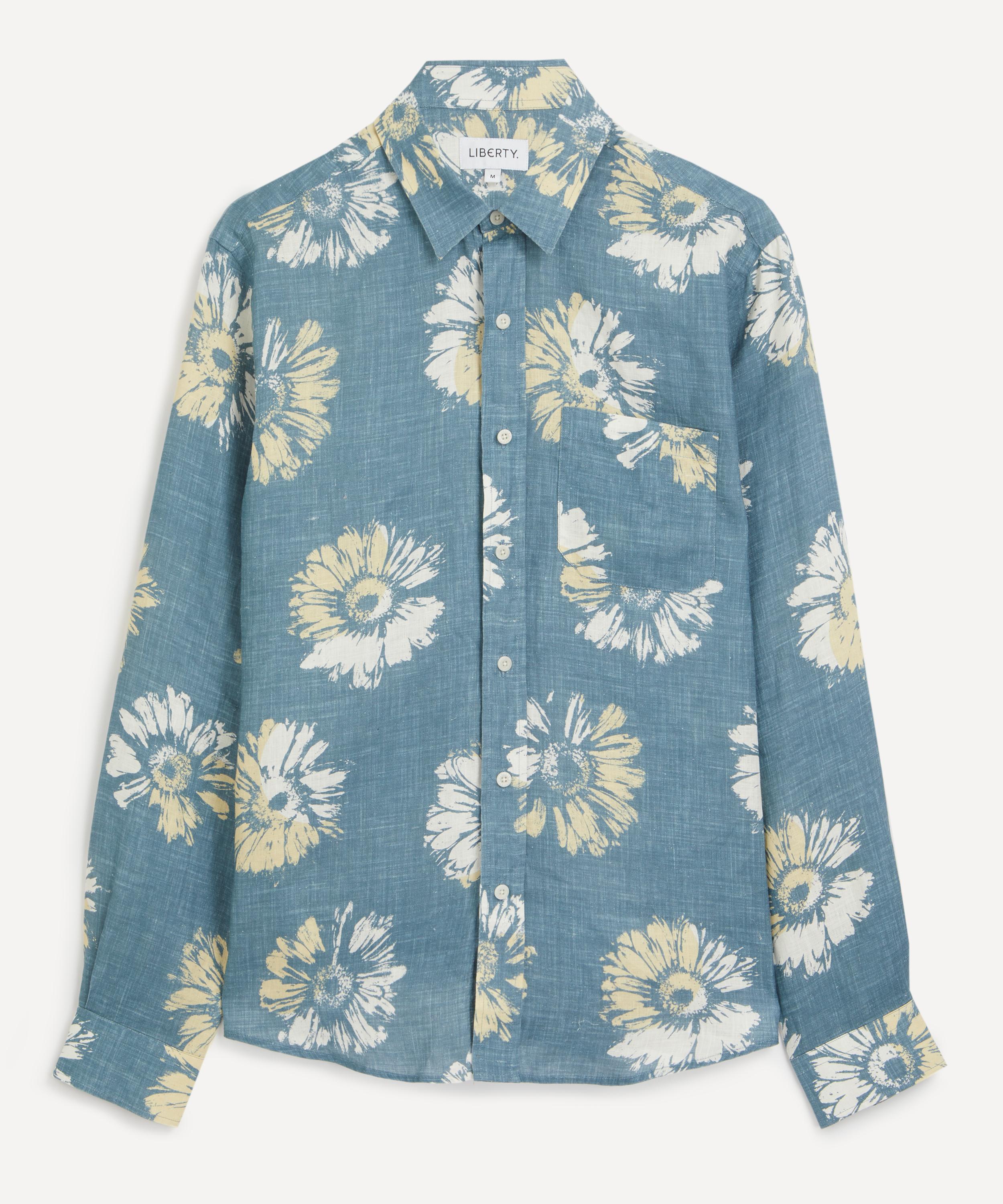 Liberty - Lasenby Hemp Shirt in Klein Daisies image number 0