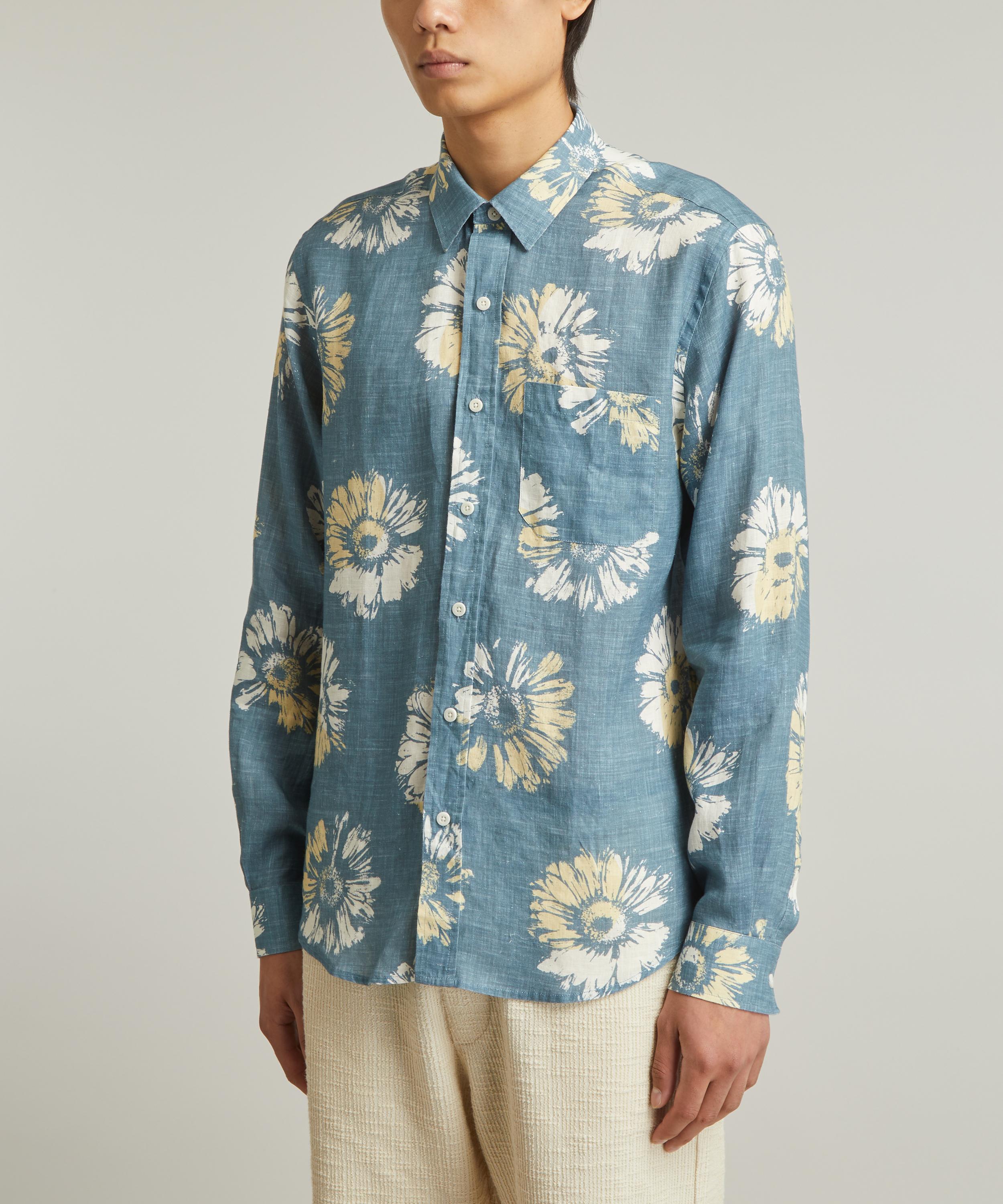 Liberty - Lasenby Hemp Shirt in Klein Daisies image number 2