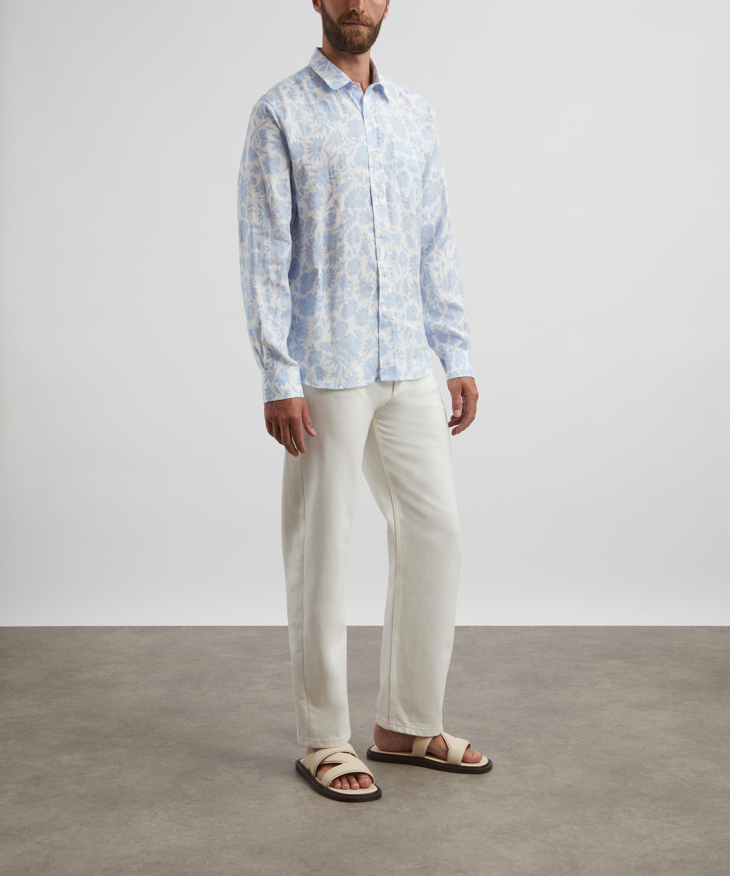 Liberty - Lasenby Hemp Shirt in Poppy Dawn image number 1