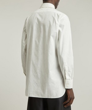 Liberty - New British Regular Fit Formal Cotton Poplin Shirt in Ianthe Shadow image number 3