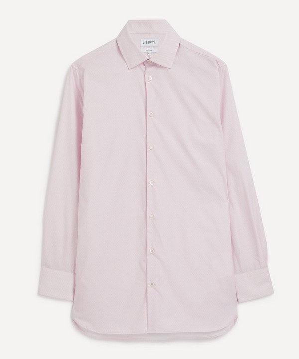 Liberty - New British Regular Fit Formal Cotton Poplin Shirt in Solstice image number null