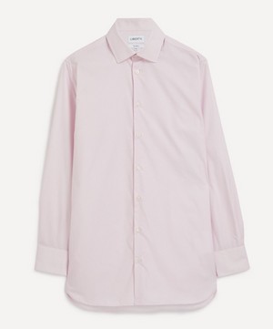Liberty - New British Regular Fit Formal Cotton Poplin Shirt in Solstice image number 0