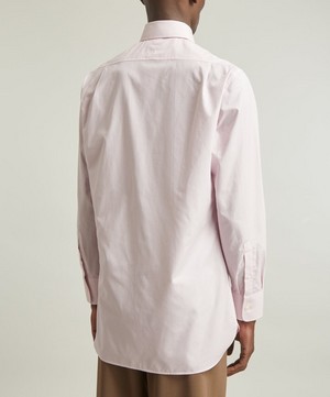 Liberty - New British Regular Fit Formal Cotton Poplin Shirt in Solstice image number 3