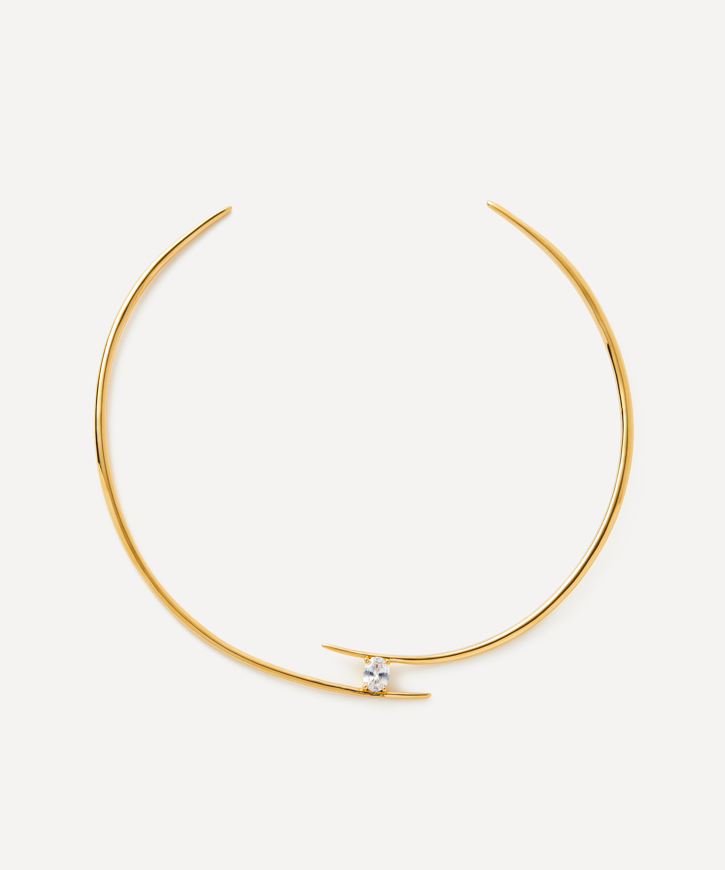 Anissa Kermiche - Gold-Plated Vermeil Silver Caught In The Act Collar Necklace