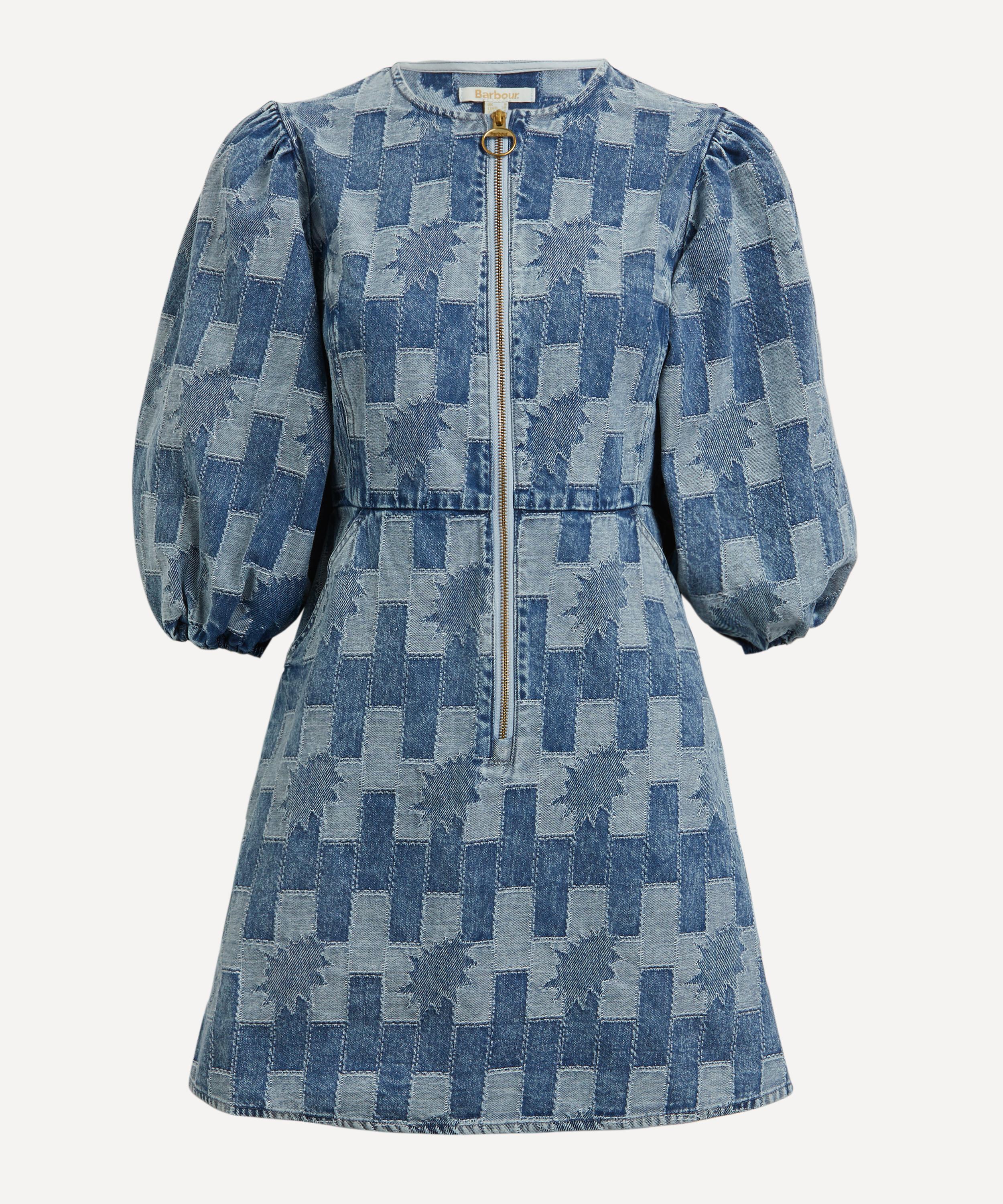 Barbour - Bowhill Patchwork Denim Mini-Dress image number 0