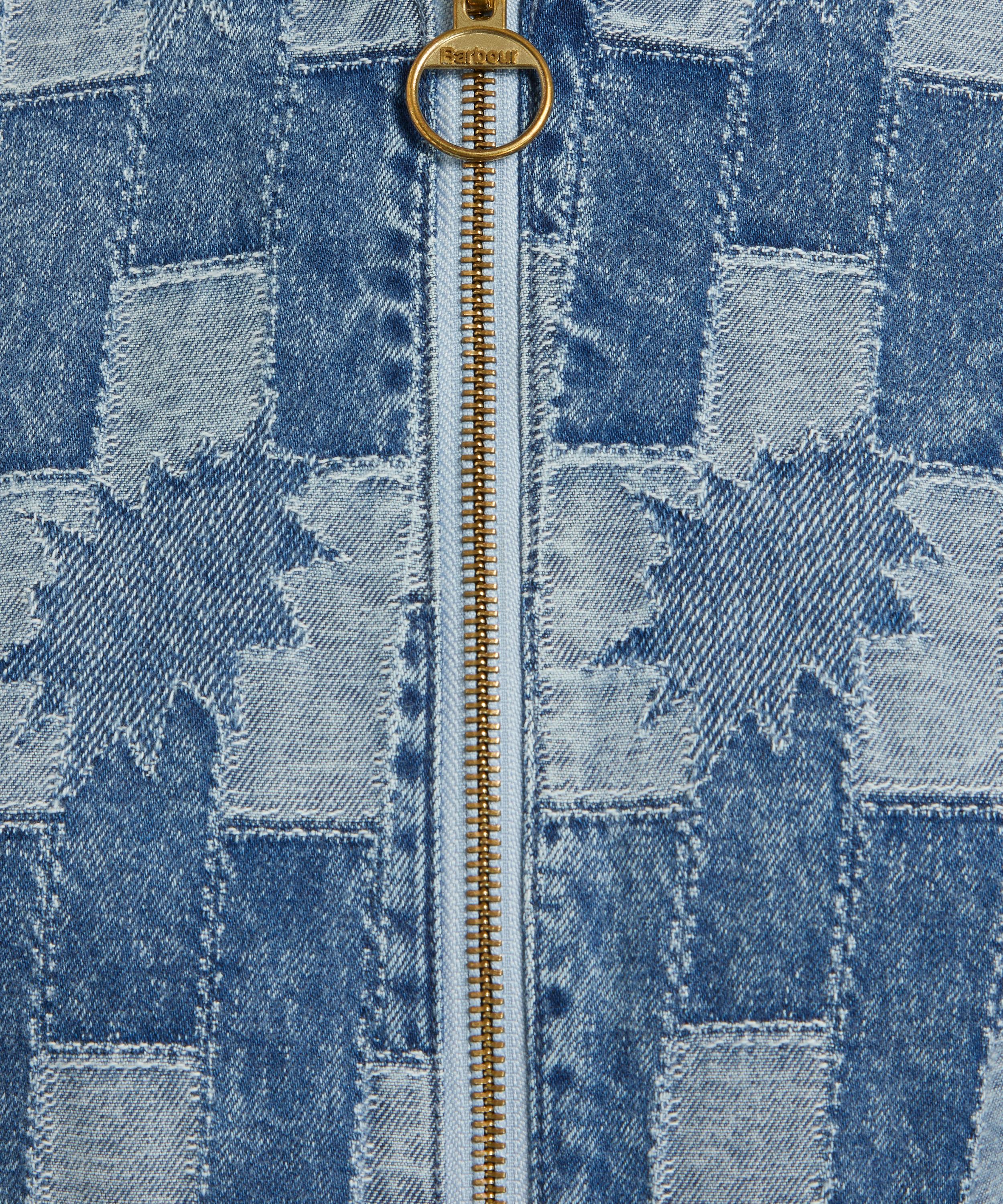 Barbour - Bowhill Patchwork Denim Mini-Dress image number 1