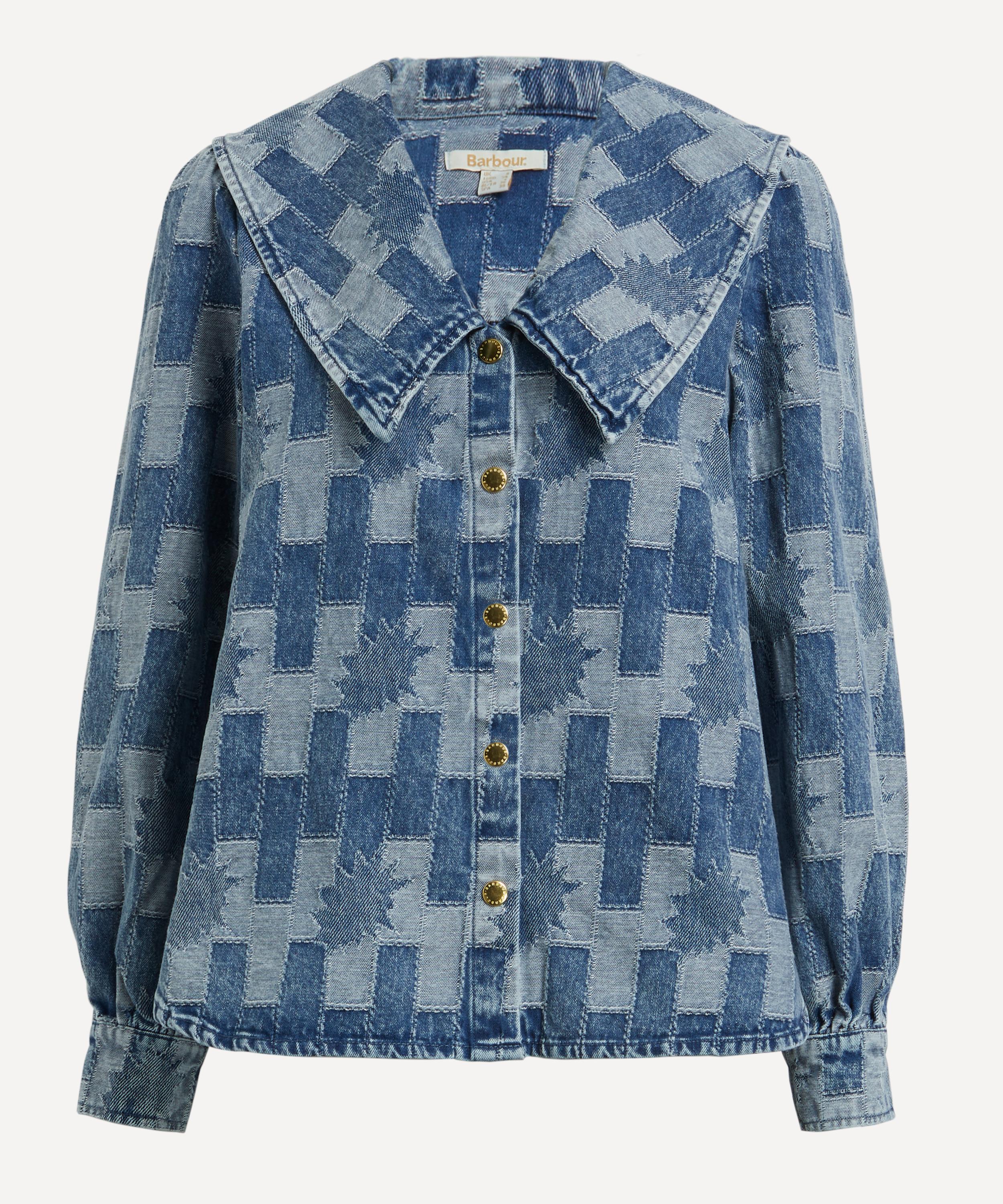 Barbour denim shirt new arrivals