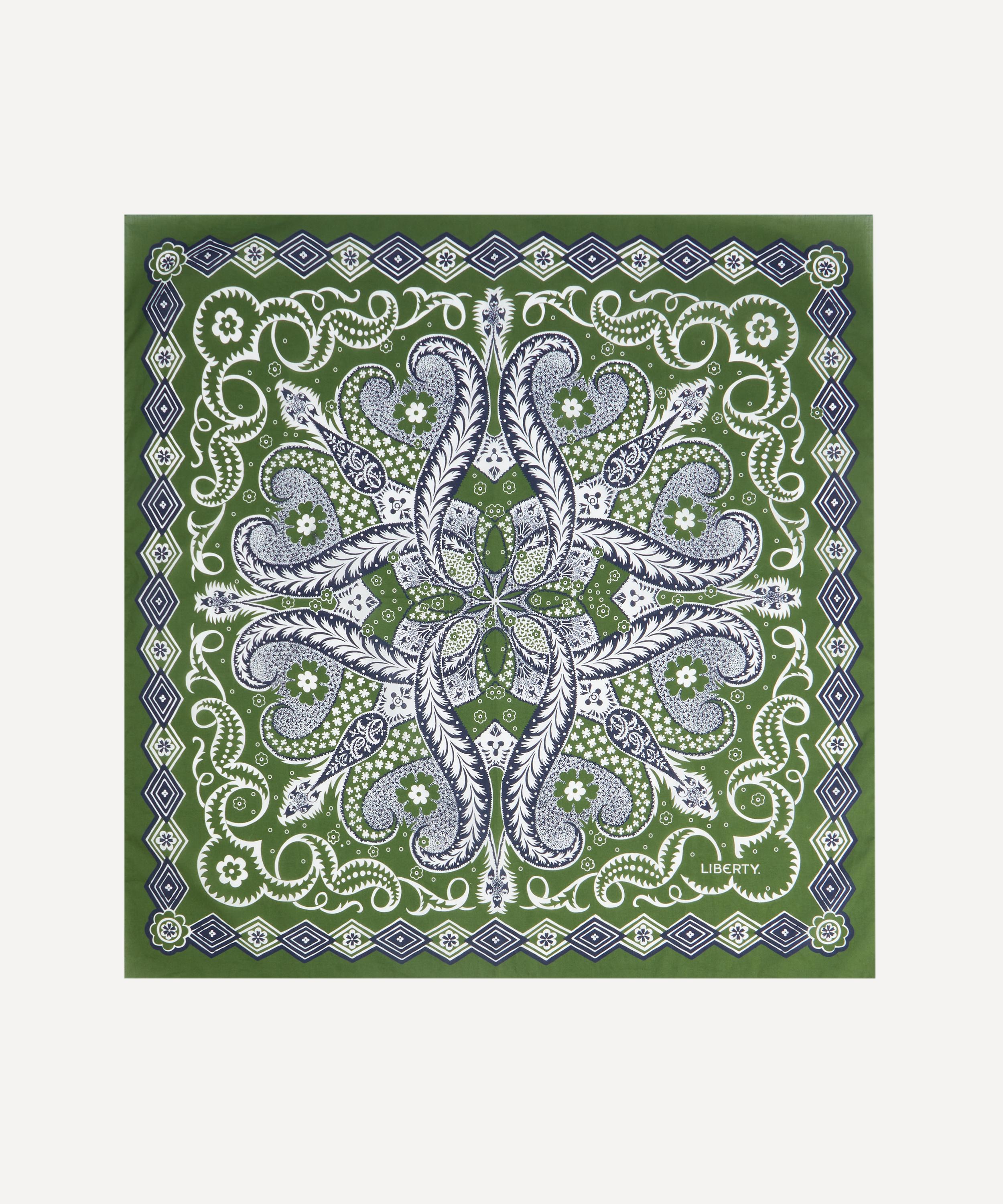 Liberty - Paisley Cotton Bandana image number 0