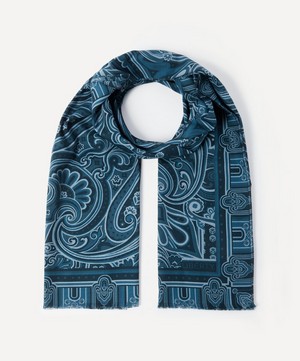 Liberty - Harlequin Paisley Cotton Scarf image number 1