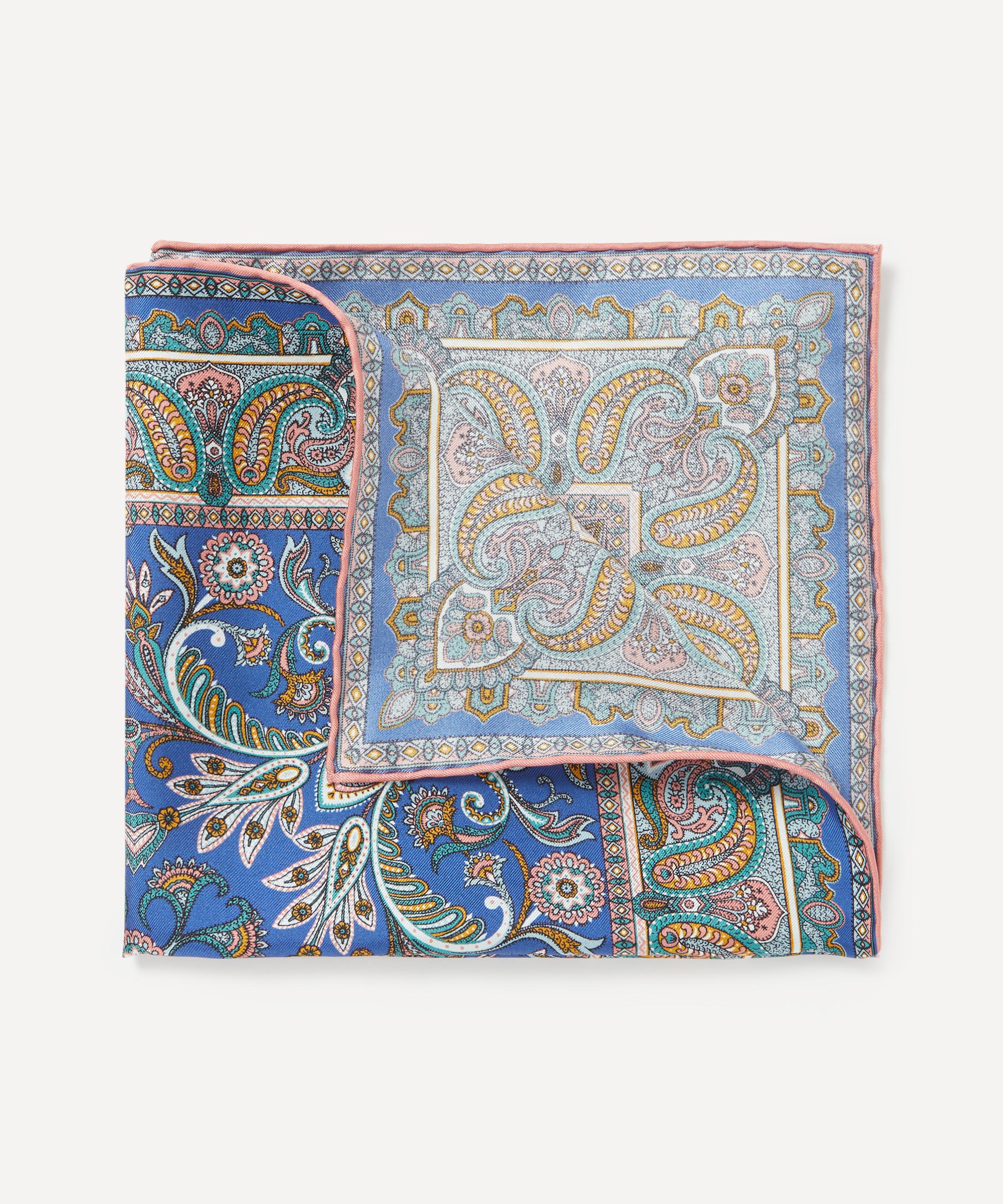 Liberty - Paisley Silk Twill Pocket Square