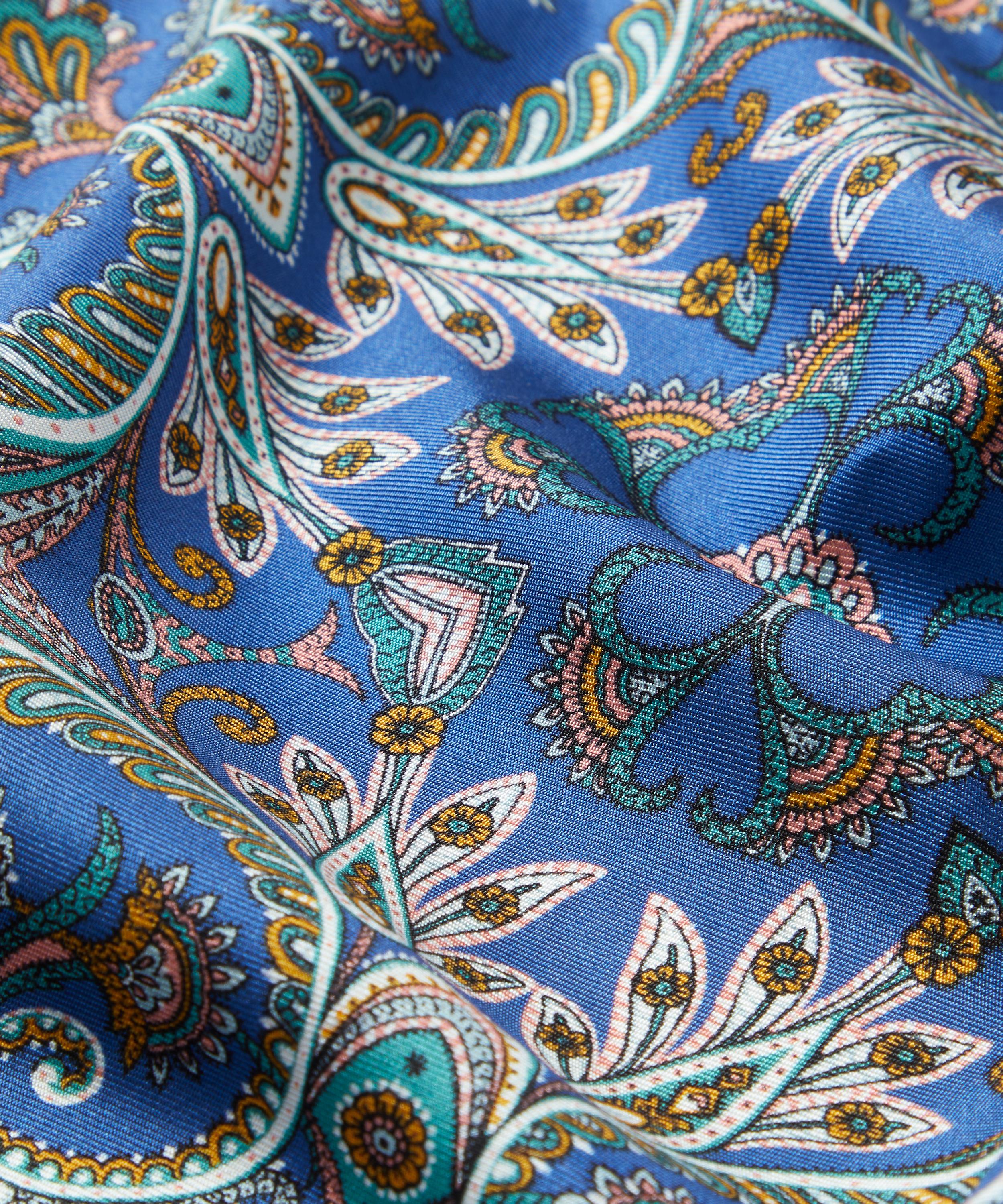 Liberty - Paisley Silk Twill Pocket Square image number 3