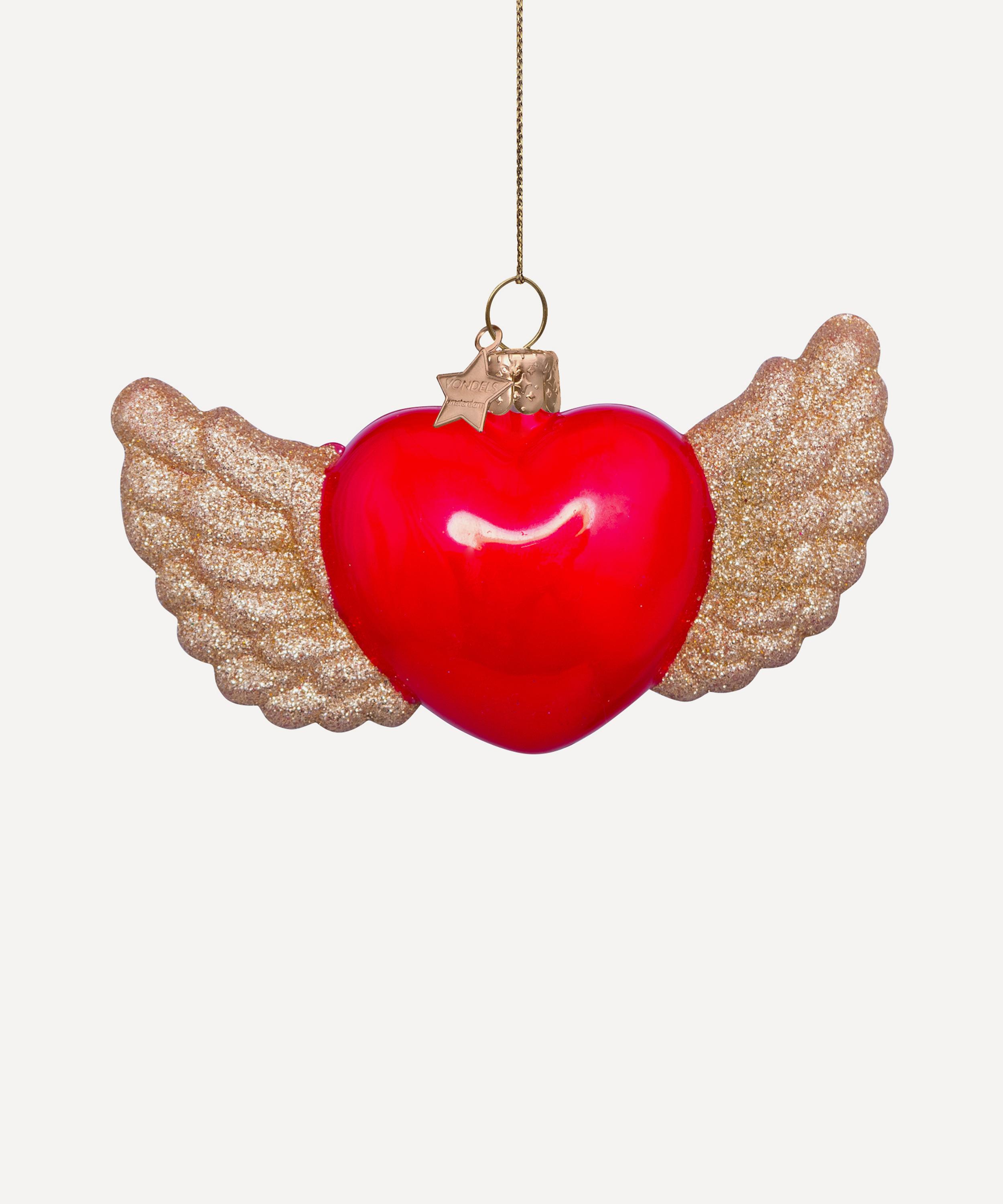 Christmas - Heart Wings Ornament image number 0