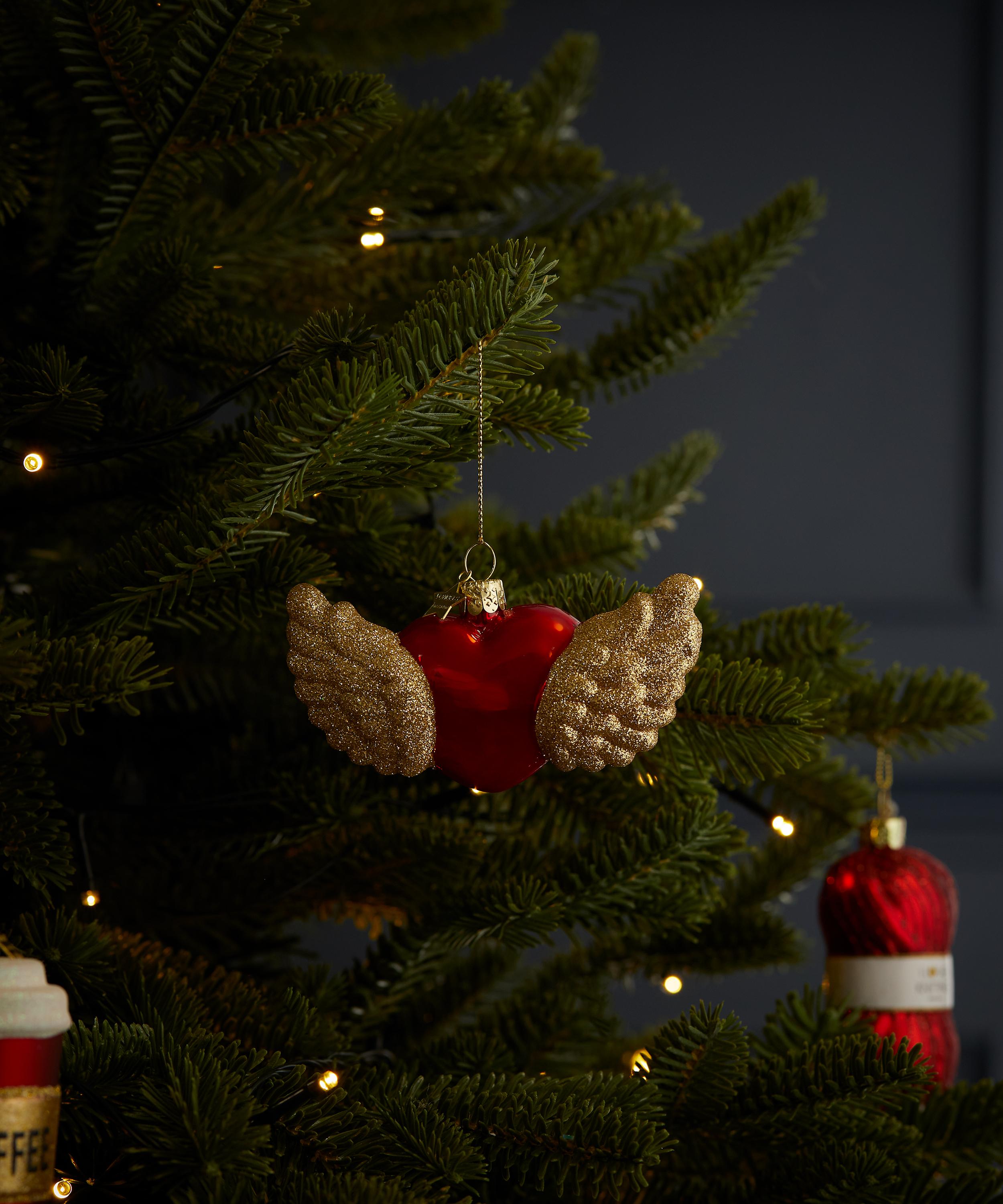 Christmas - Heart Wings Ornament image number 1