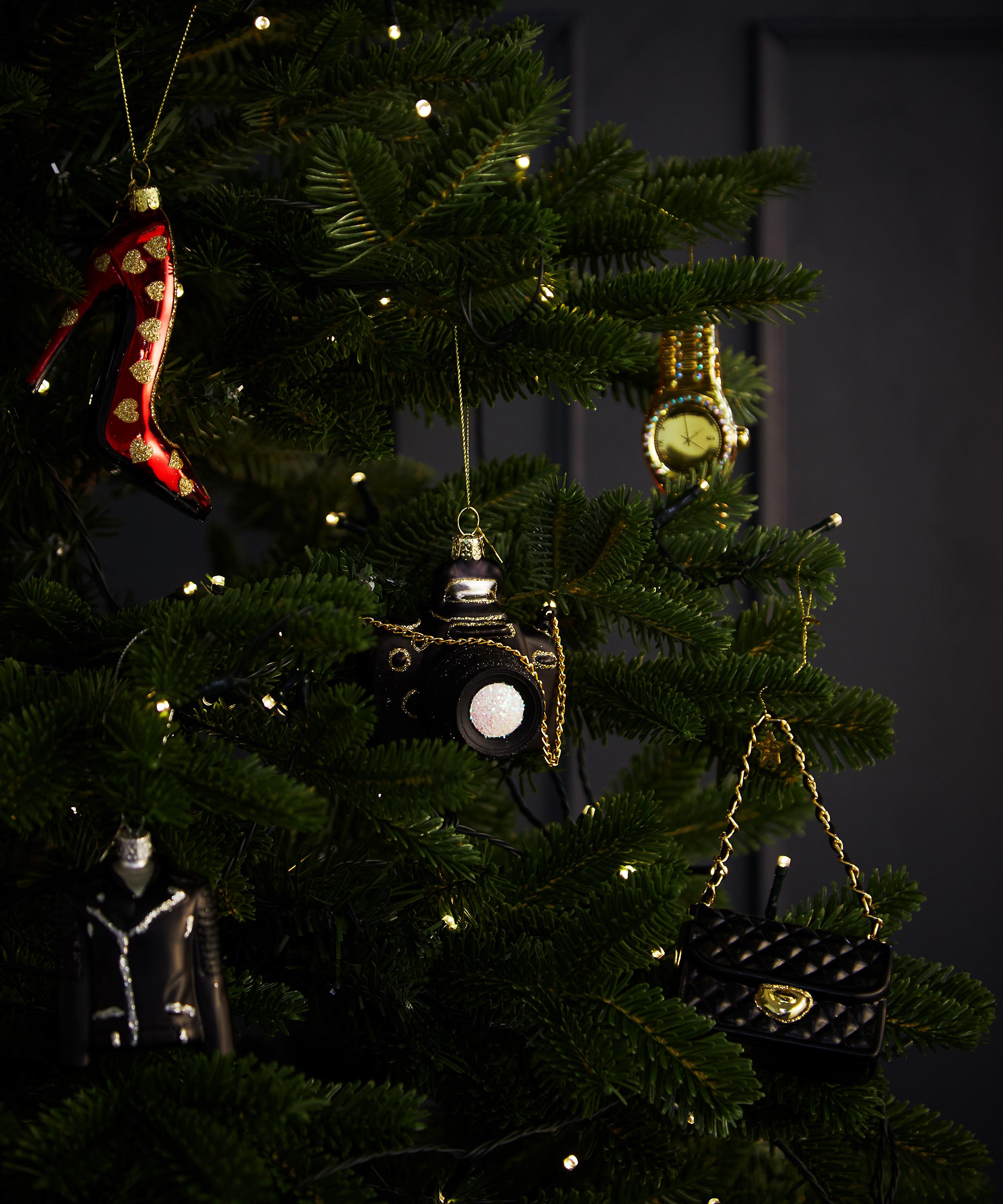 Christmas - Camera Glass Tree Ornament image number 1