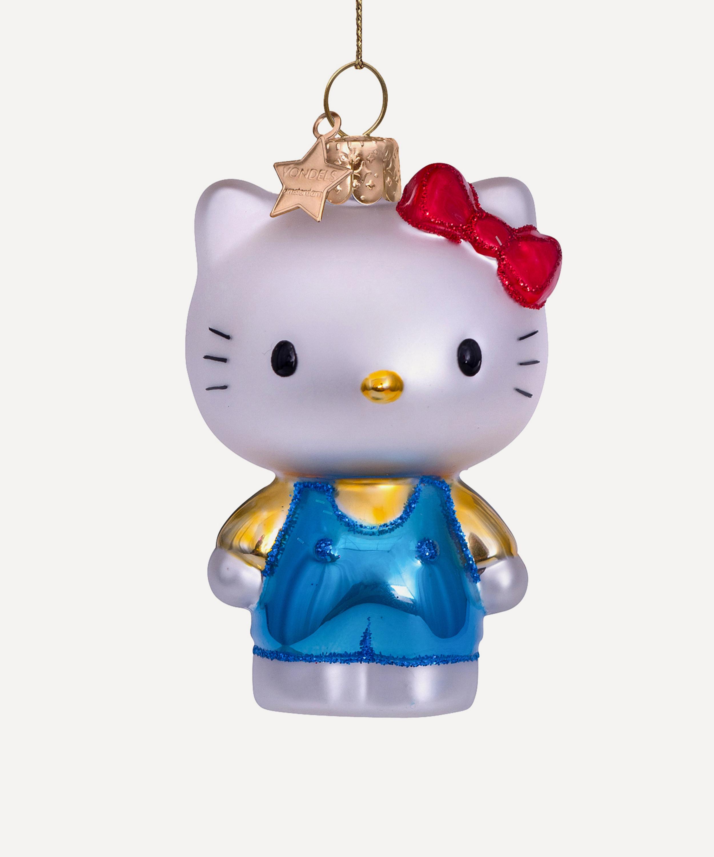 Christmas - Hello Kitty in Blue Pantsuit Tree Ornament image number 0