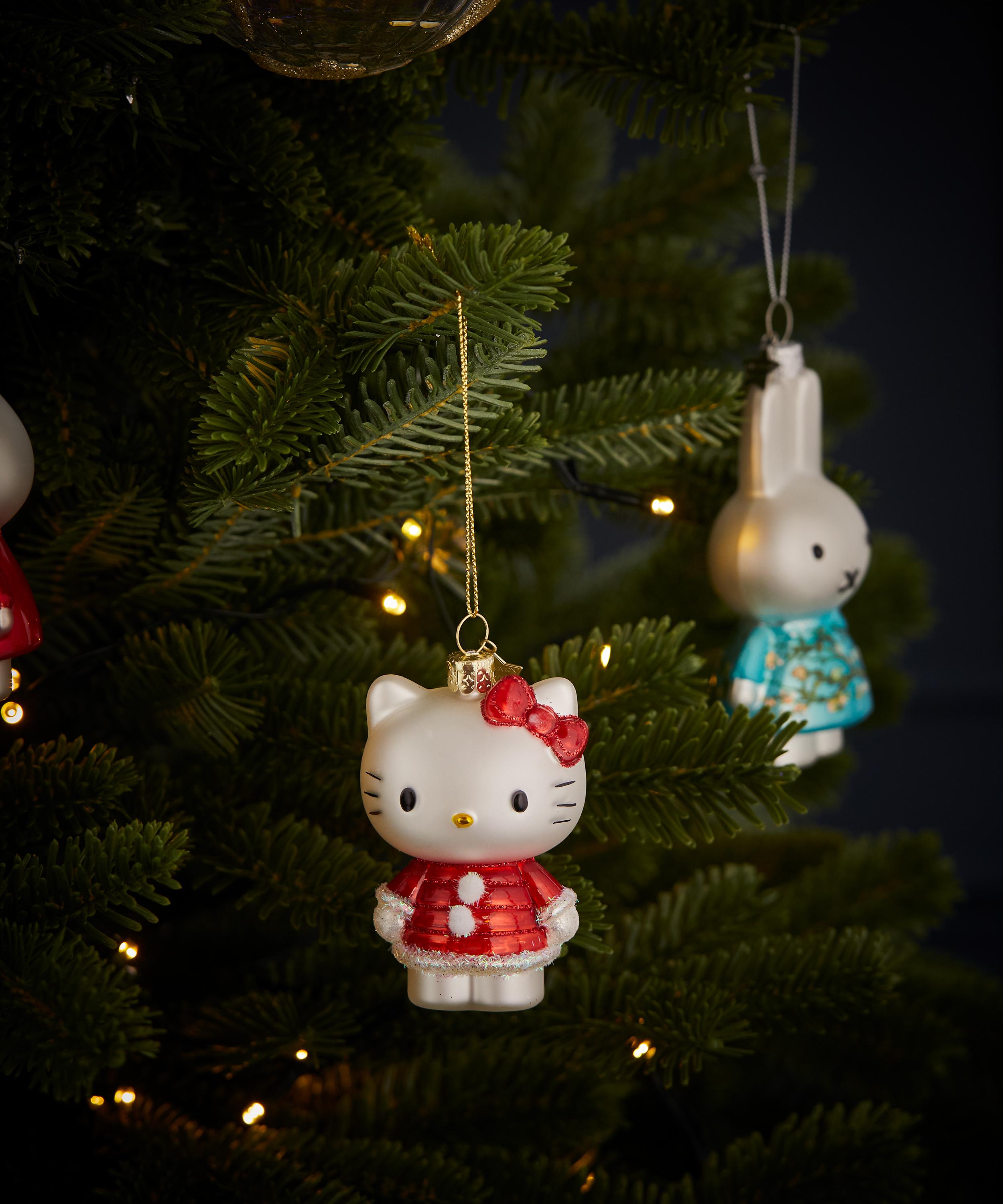 Christmas - Hello Kitty in Christmas Dress Tree Ornament image number 1