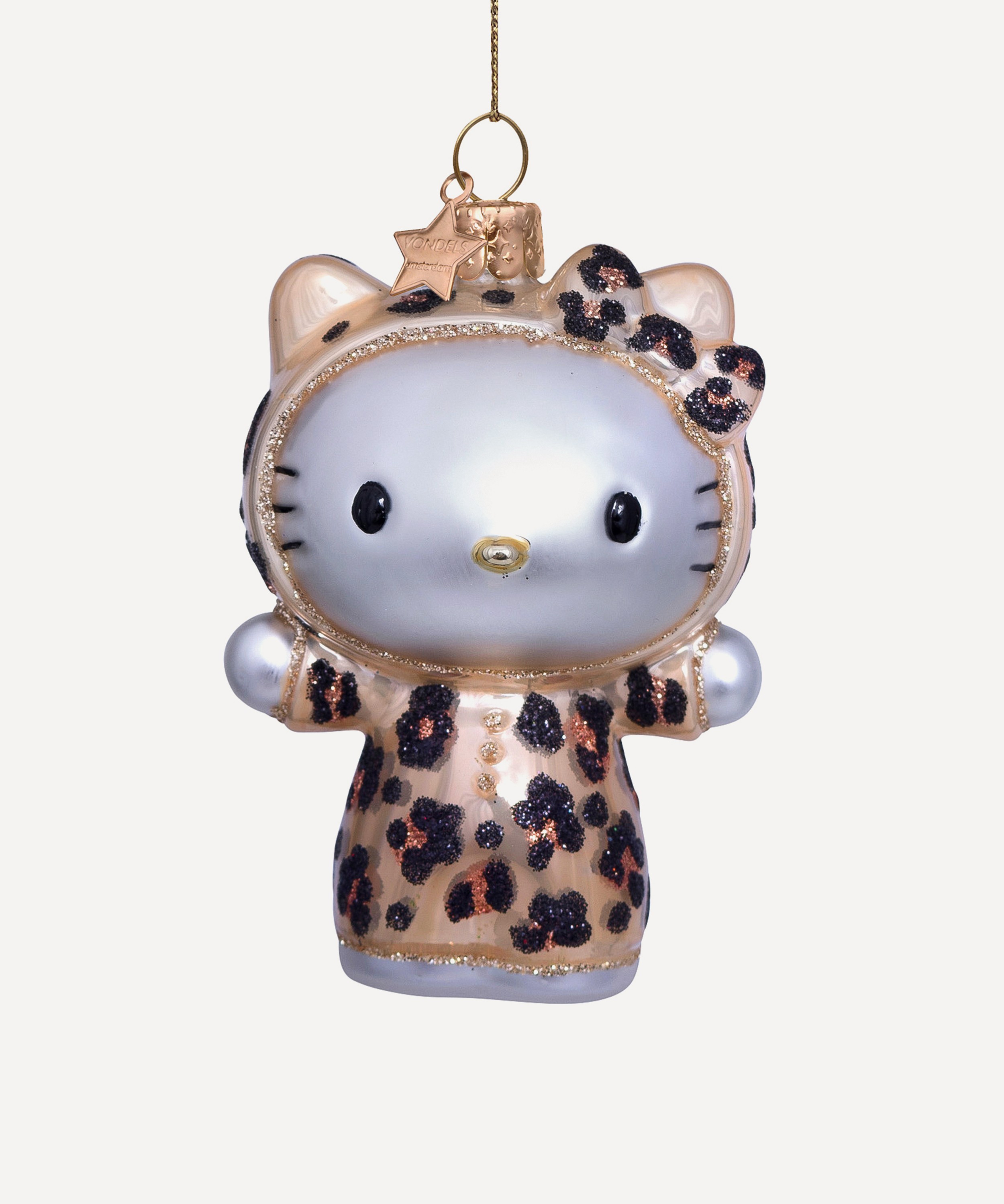 Christmas - Hello Kitty in Leopard Outfit Tree Ornament image number 0