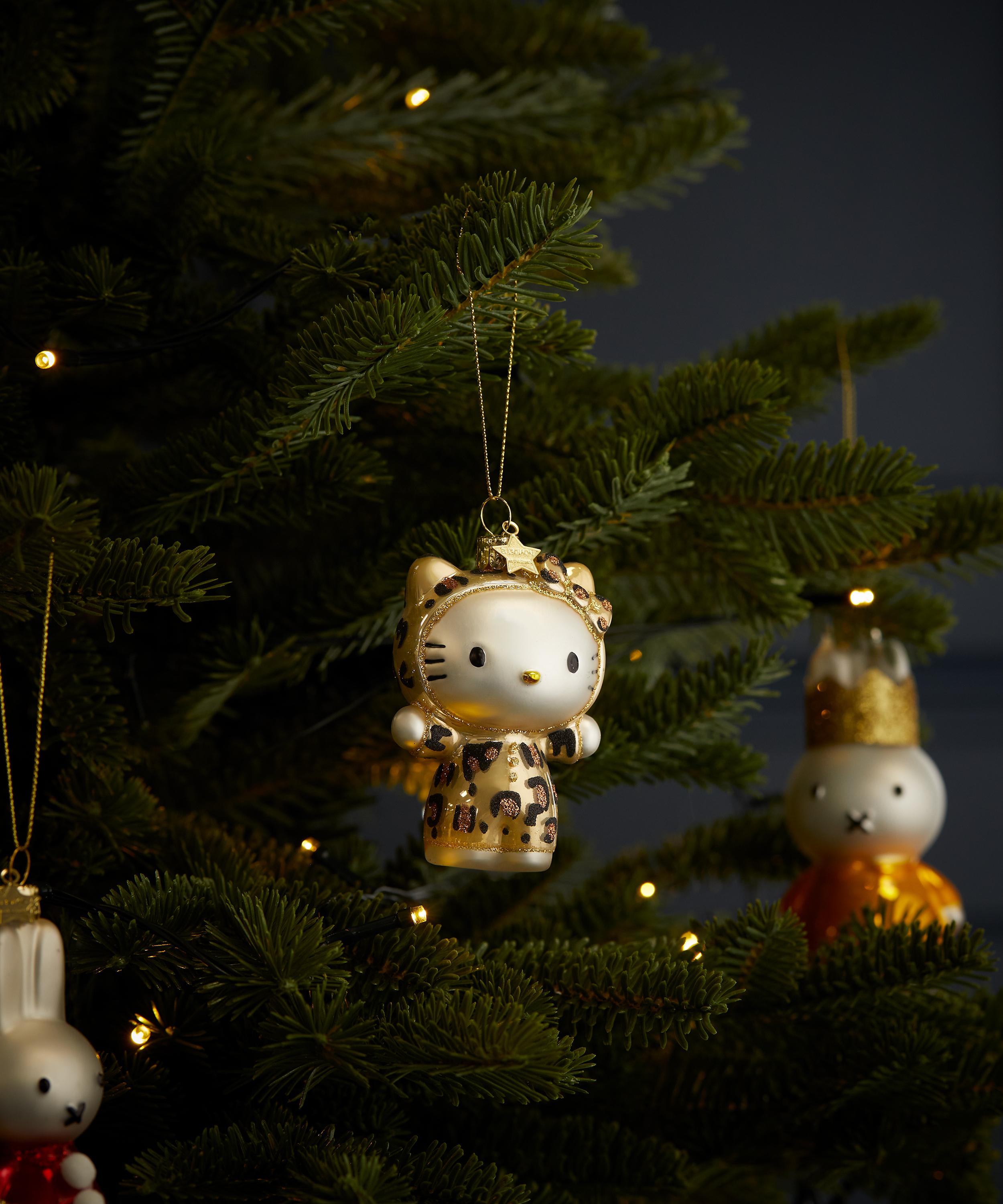 Christmas - Hello Kitty in Leopard Outfit Tree Ornament image number 0