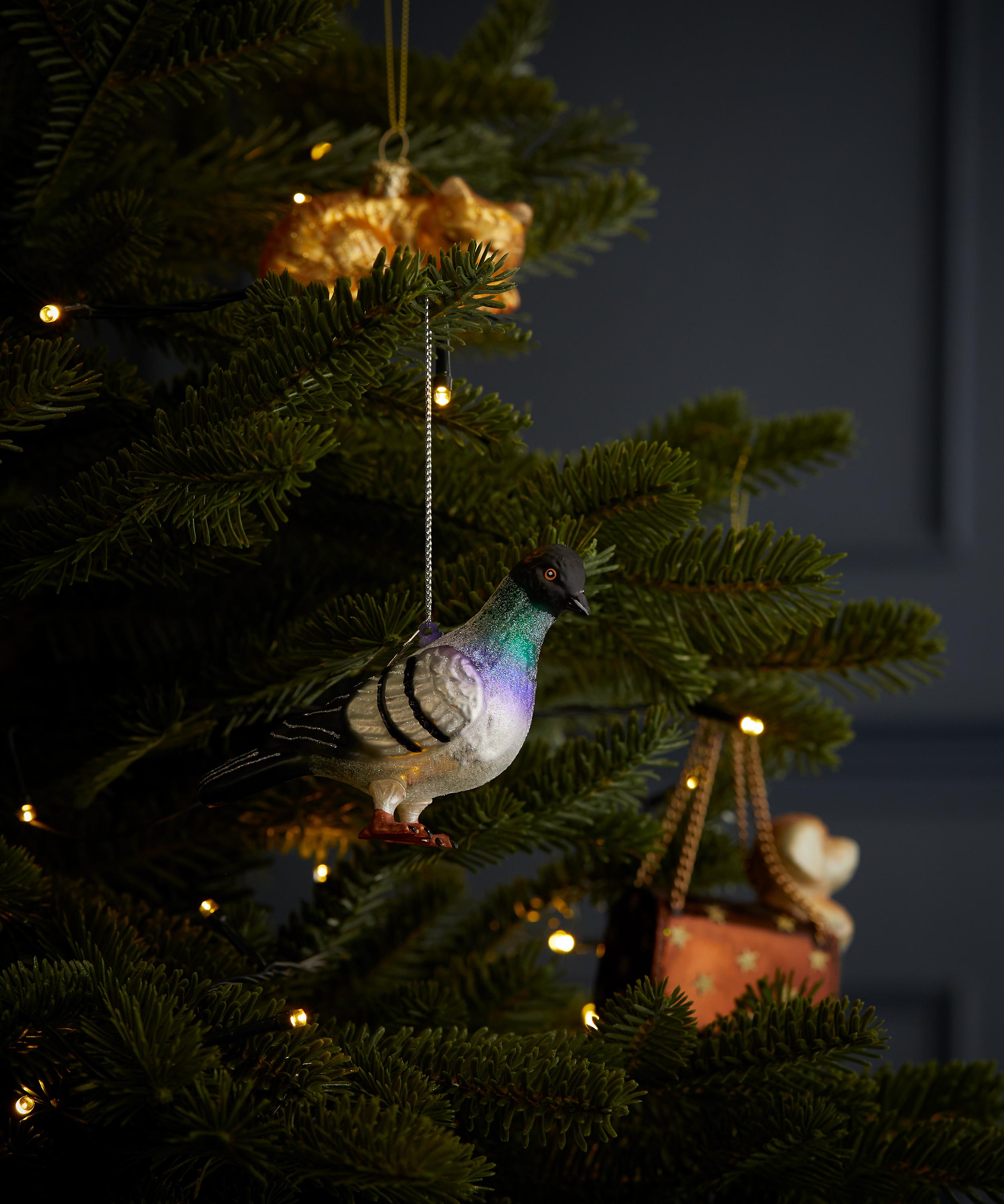 Christmas - Pigeon Tree Ornament image number 1