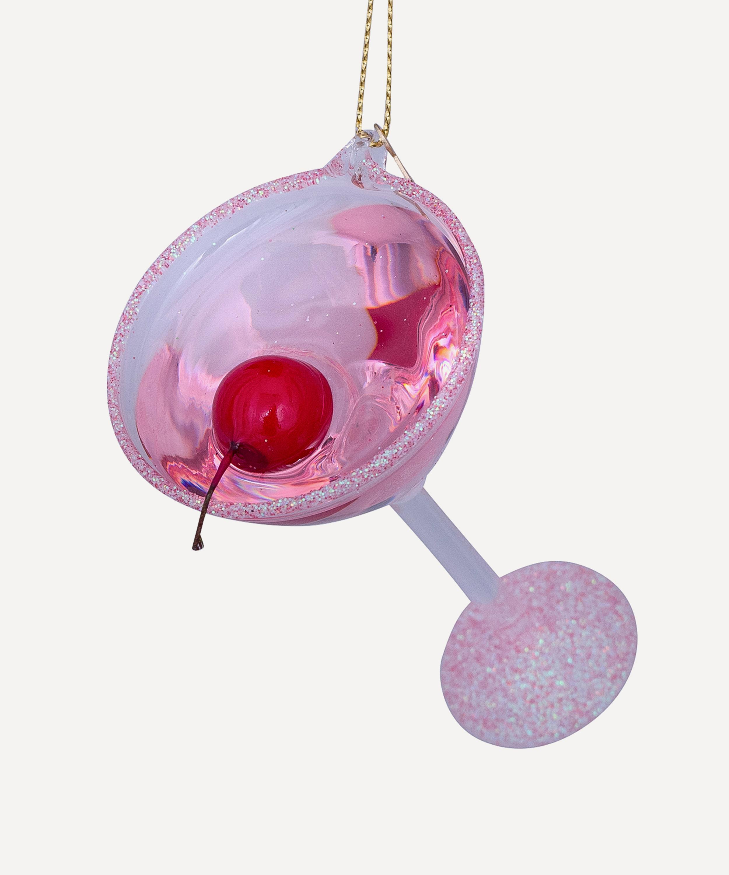 Christmas - Pink Cosmopolitan Ornament image number 2
