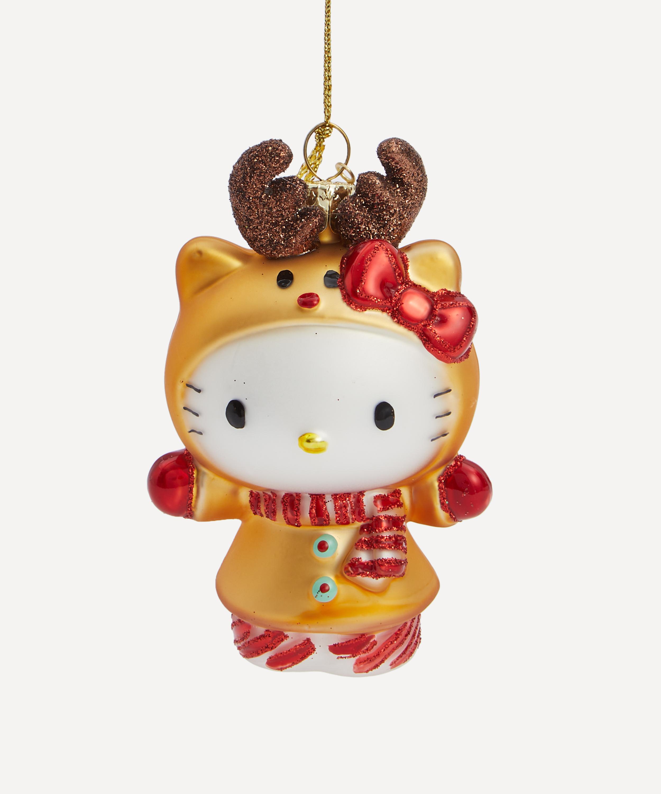 Christmas - Hello Kitty in Reindeer Outfit Tree Ornament image number 0