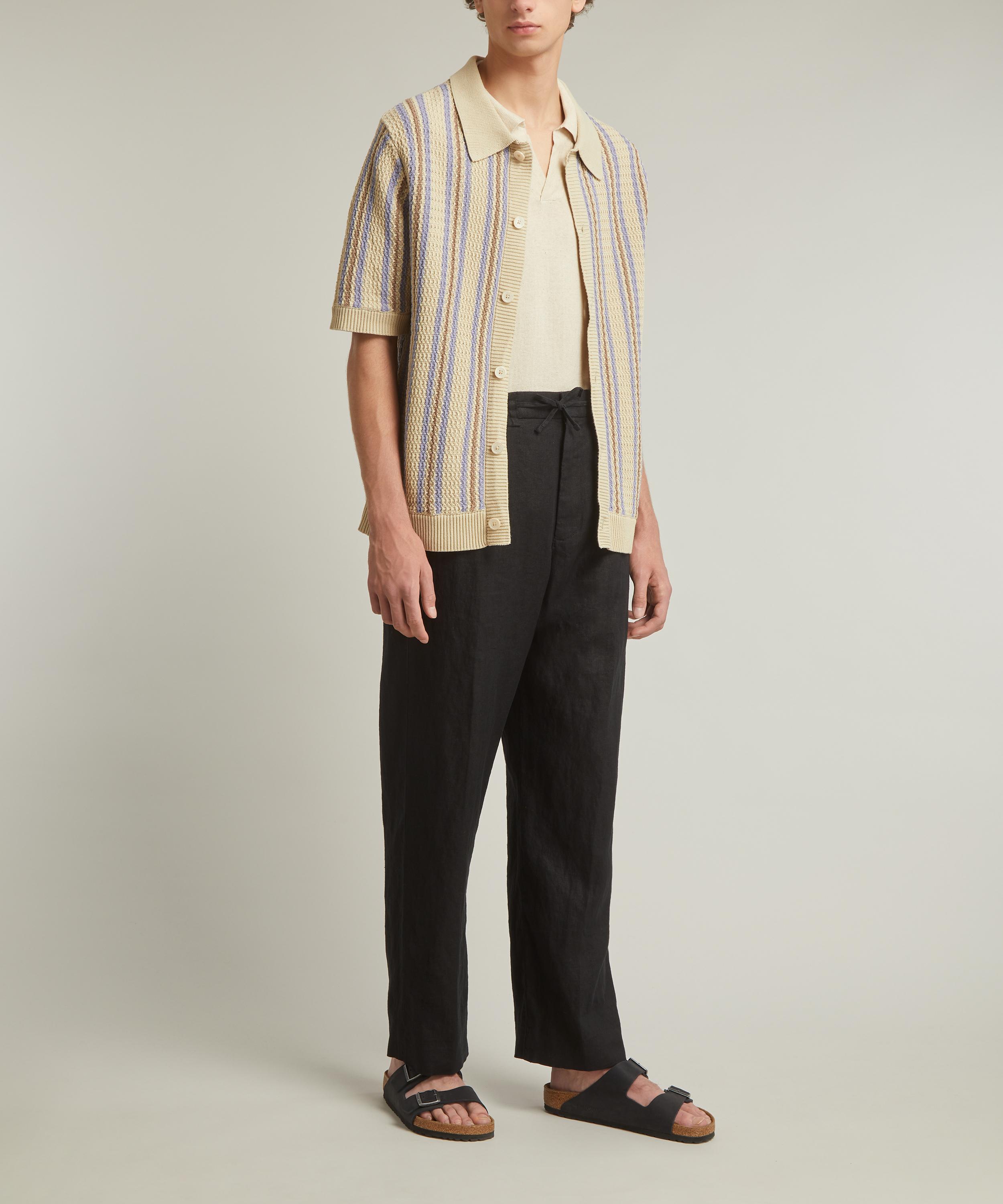 NN07 - Luther 1454 Casual Linen Relaxed Fit Trousers image number 1