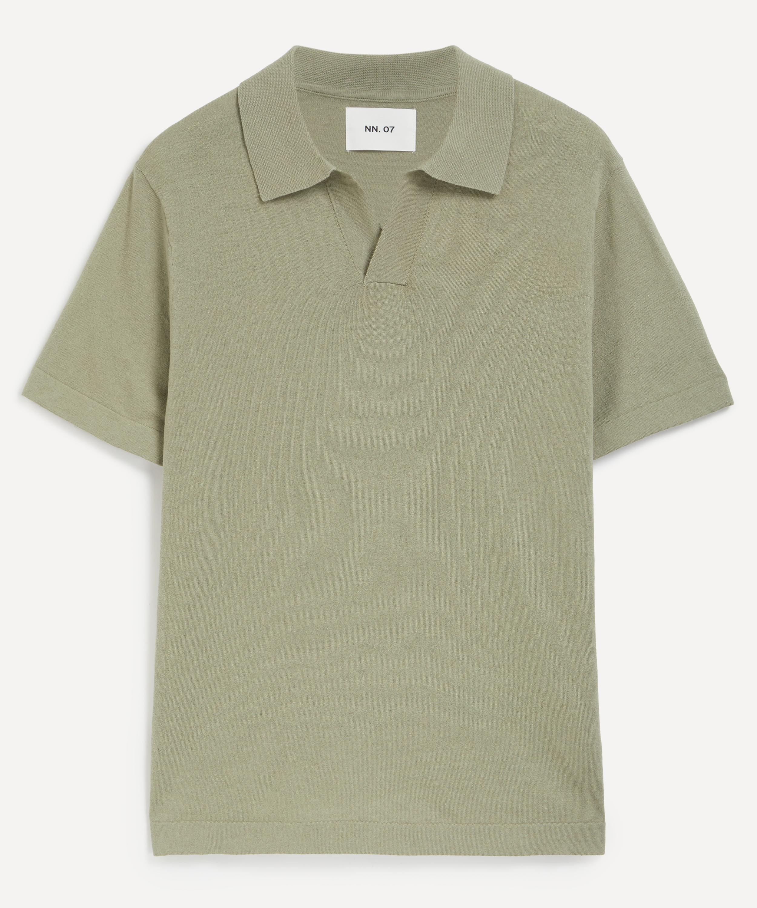 NN07 - Ryan Knitted Linen-Blend Polo image number 0