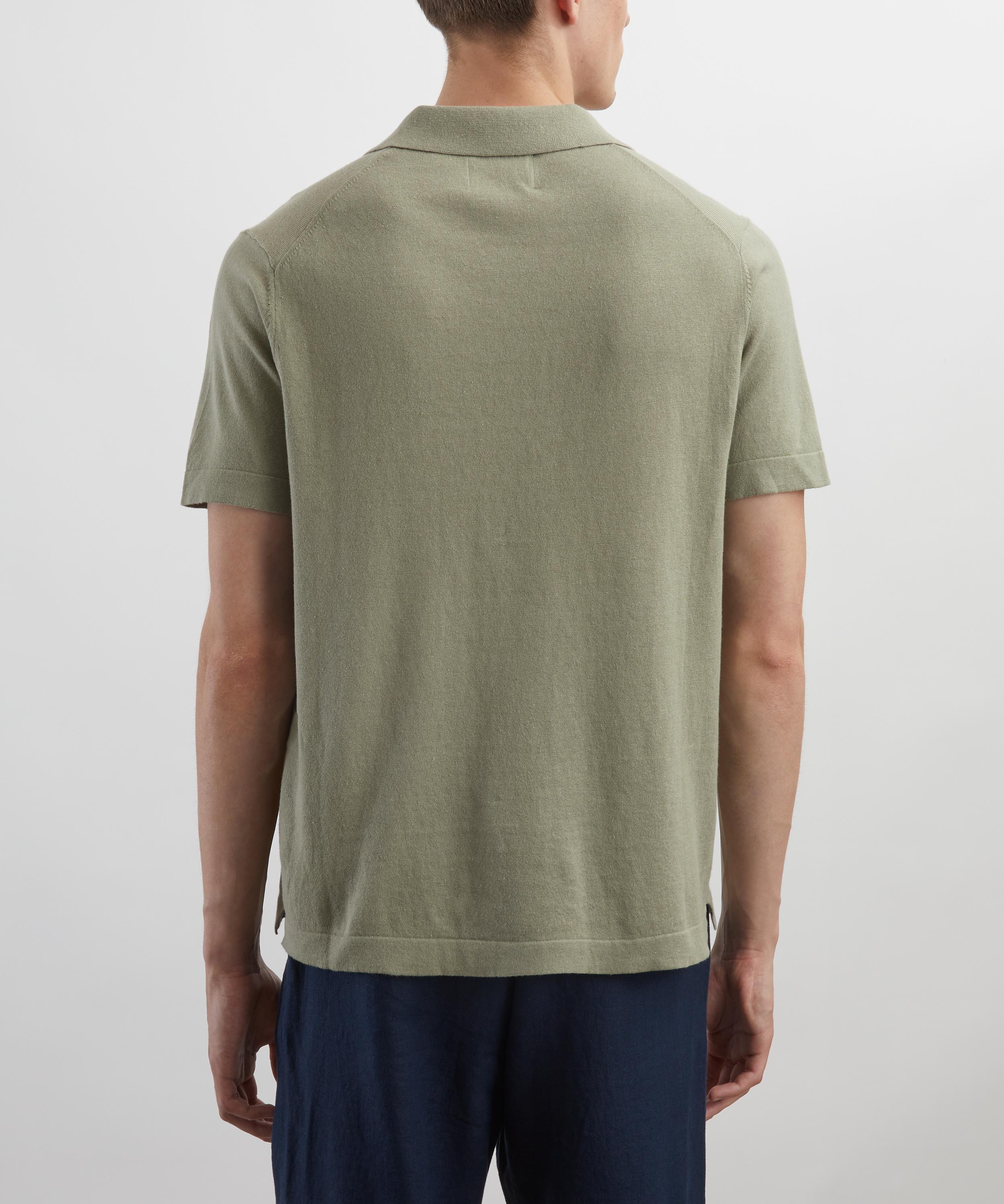 NN07 - Ryan Knitted Linen-Blend Polo image number 3