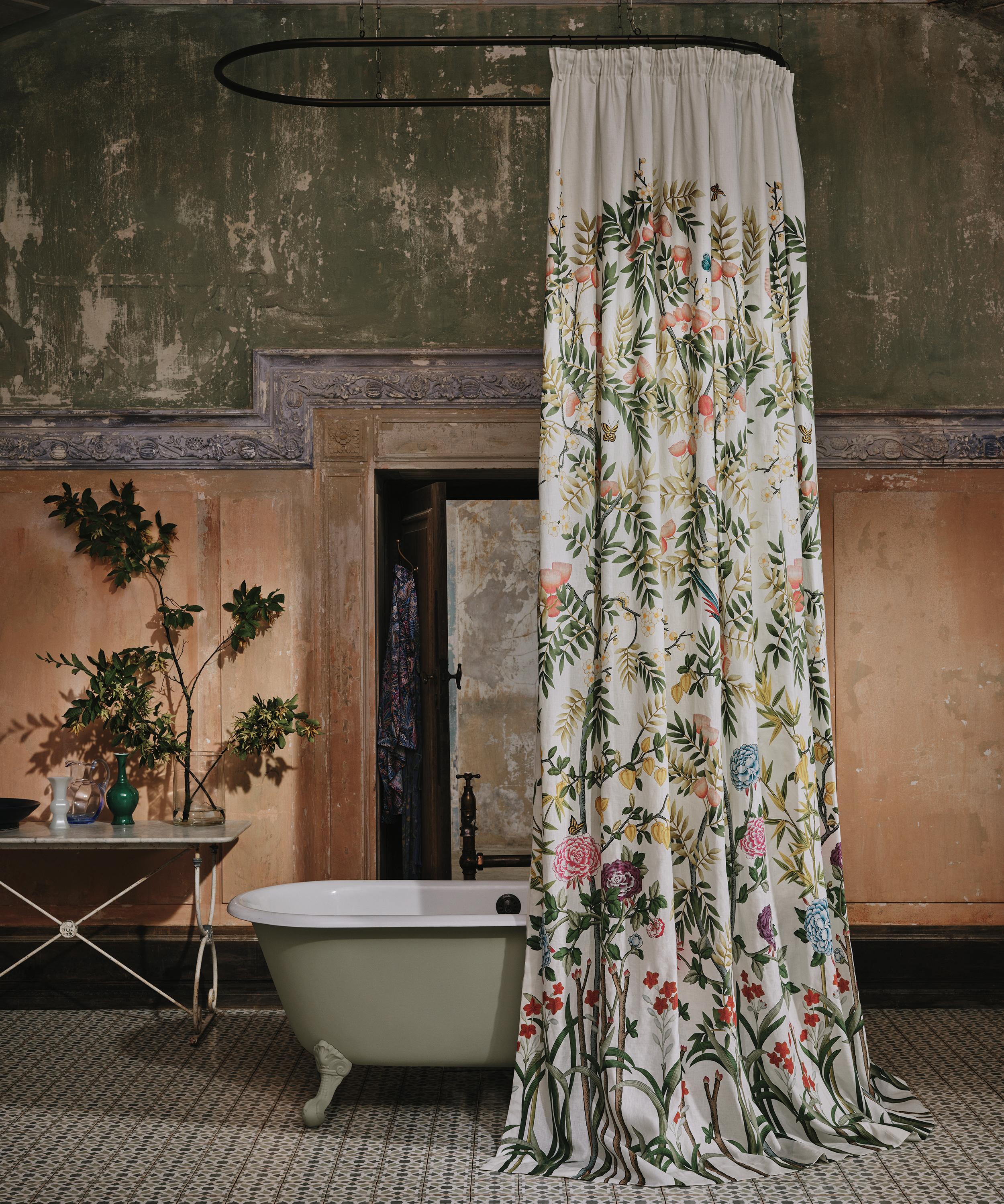 Liberty Interiors - Silk Tree Linen in Lichen image number 1