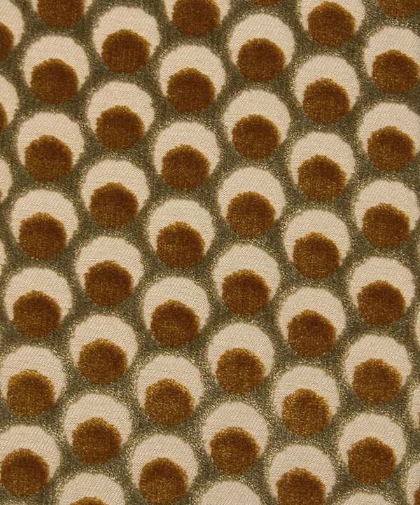Liberty Fabrics - Ottoman Spot Cut Velvet in Fennel