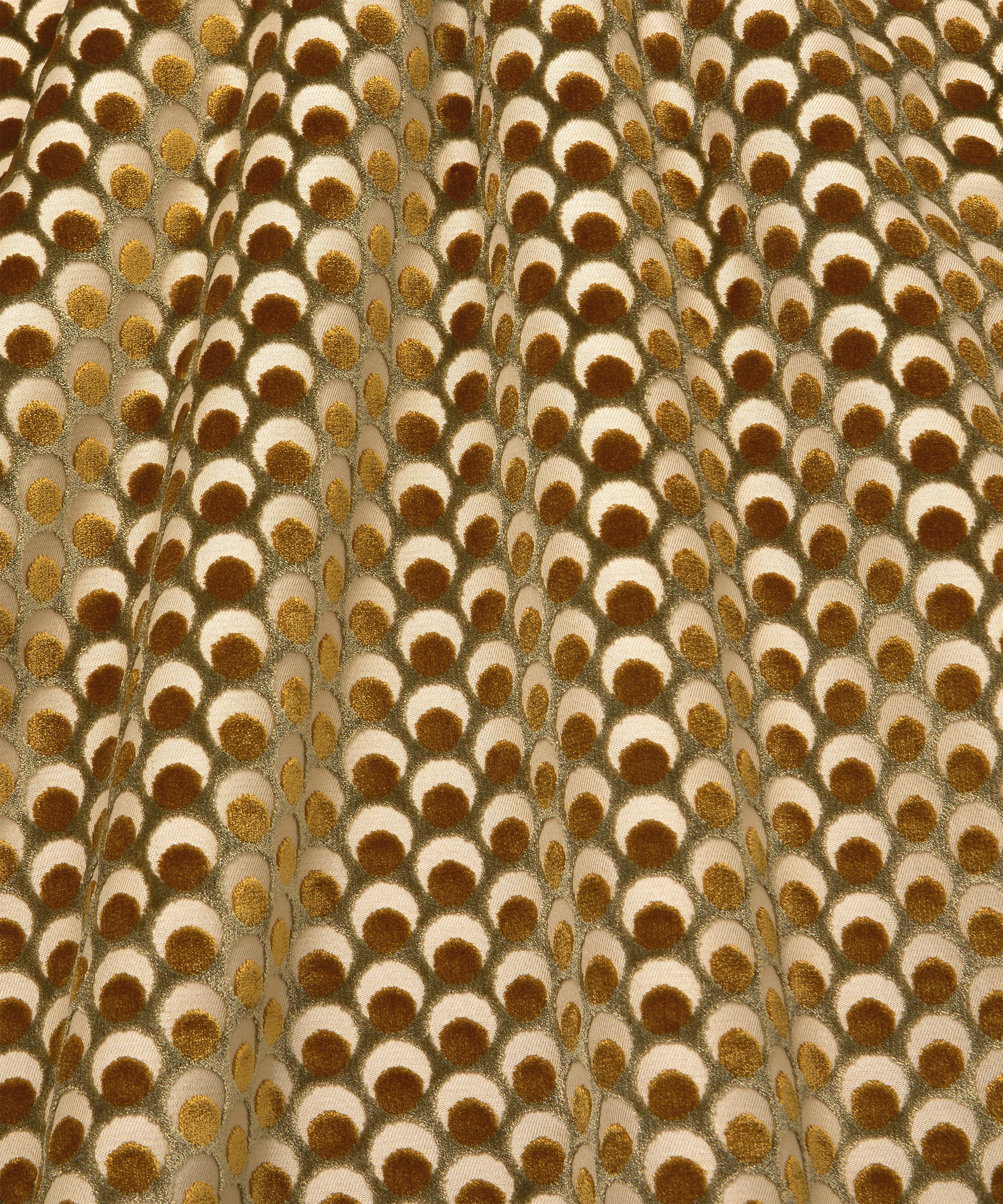 Liberty Interiors - Ottoman Spot Cut Velvet in Fennel image number 3