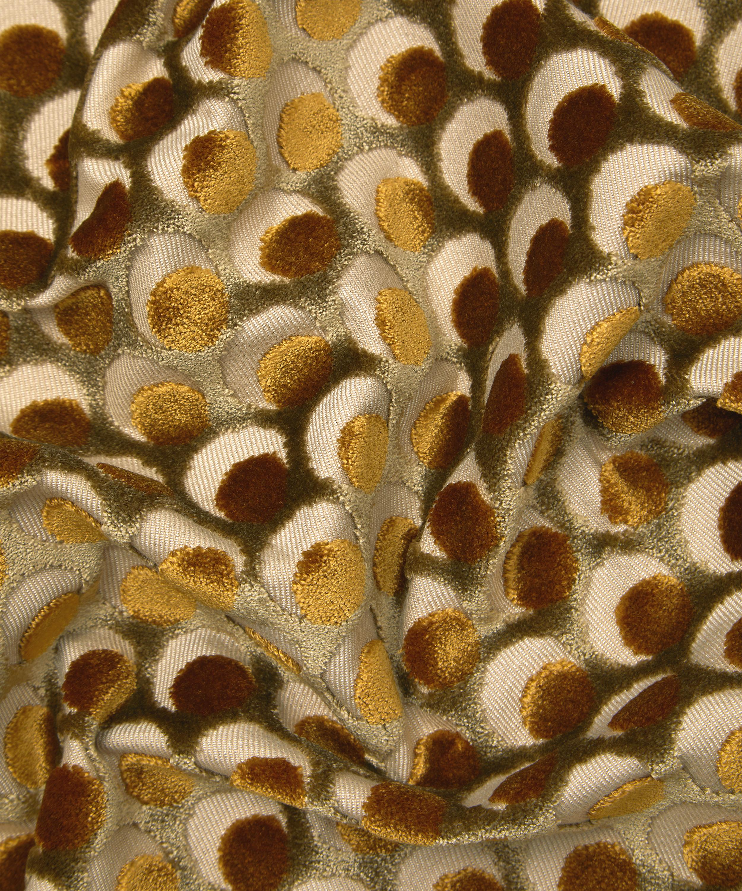 Liberty Interiors - Ottoman Spot Cut Velvet in Fennel image number 4