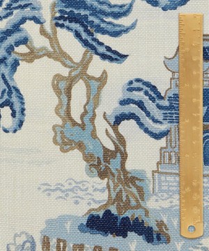 Liberty Interiors - Floating Pavilion Guro Linen in Lapis image number 4