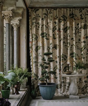 Liberty Interiors - Magical Plants Wycombe Linen in Lichen image number 1