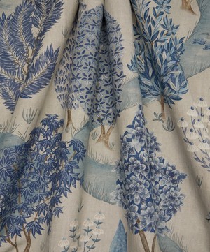 Liberty Interiors - Enchanted Wood Wycombe Linen in Lapis image number 2